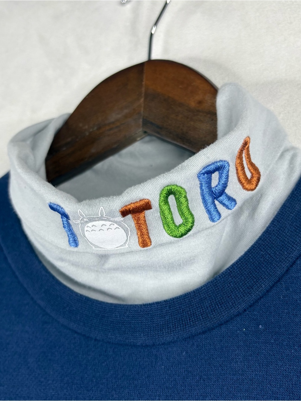 Studio Ghibli Totoro Sweatshirt Womens Small BoxLunch Mock Neck Anime Graphic - Picture 3 of 9